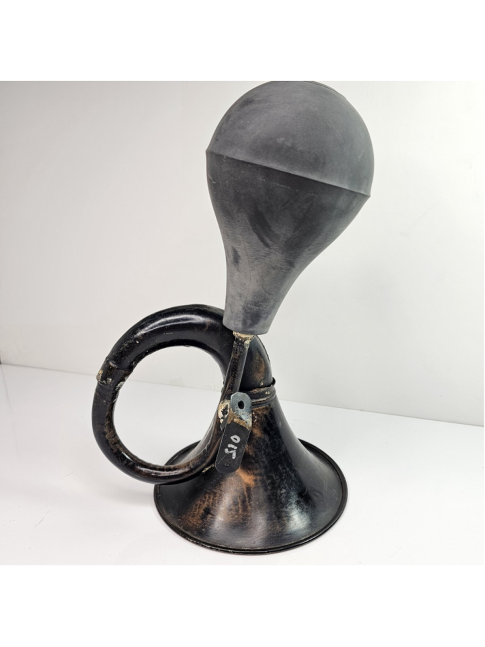 Vintage Hand Squeeze Bulb Car Horn Metal Automobile 12 Inch WORKING